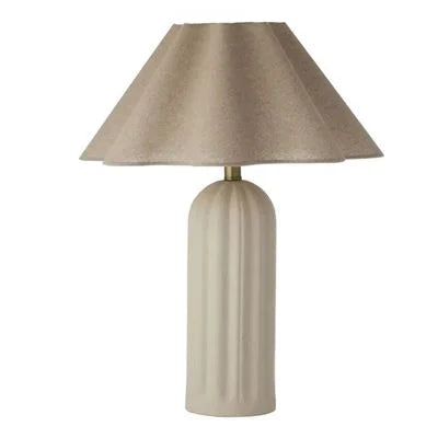 Alberta Ceramic Table Lamp 45x57cm Nat