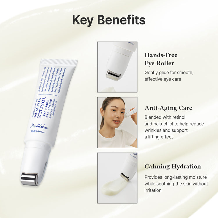 Retinol Flat Iron Eye Roller 25ml