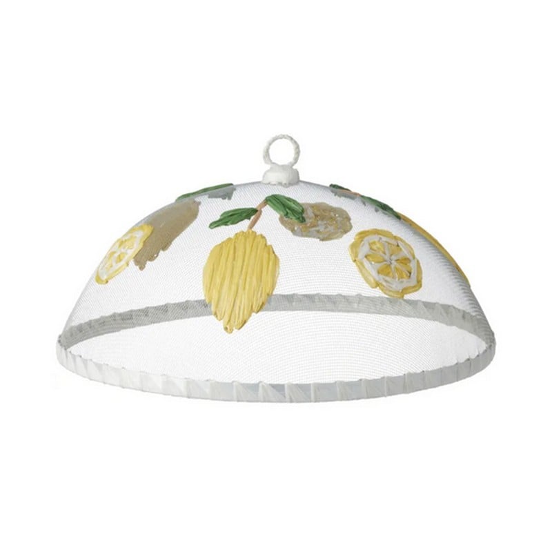 Limone Mesh Food Cover 35cm White/Yellow