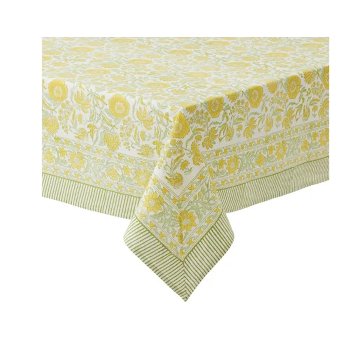 Marigold Cott Block Tablecloth 150x220cm