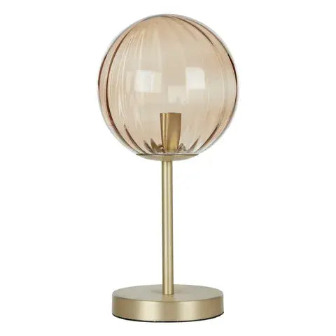 Romola Metal/Glass Table Lamp 20x40cm