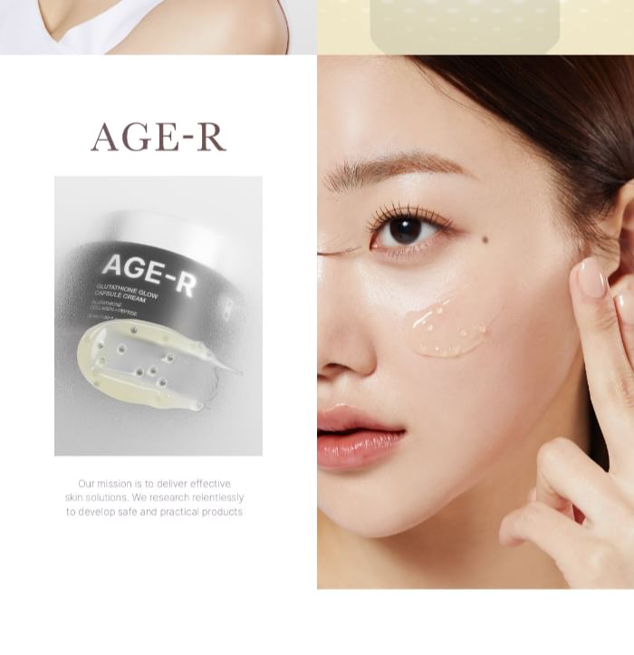 Age-R Glutathione Glow Capsule Cream 50ml