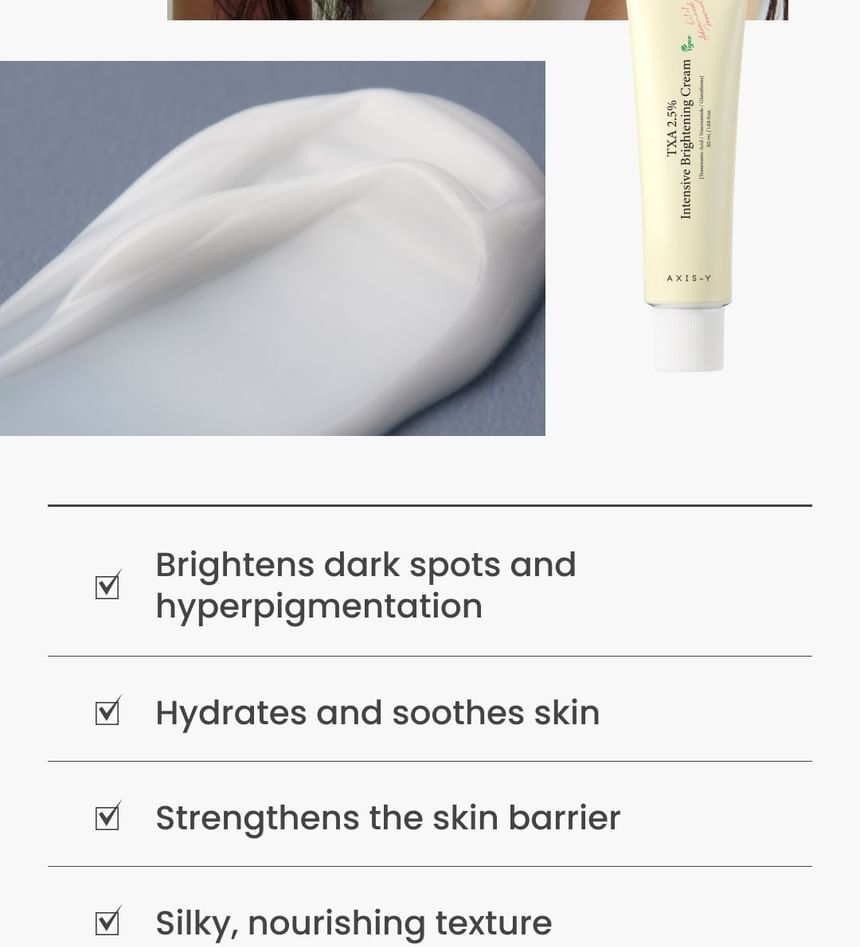 TXA 2.5% Intensive Brightening Cream 50ml
