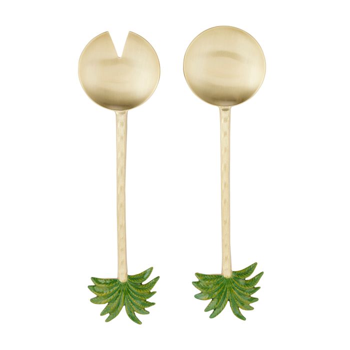 Areca S/2 S/Steel Salad Servers 28.5cm