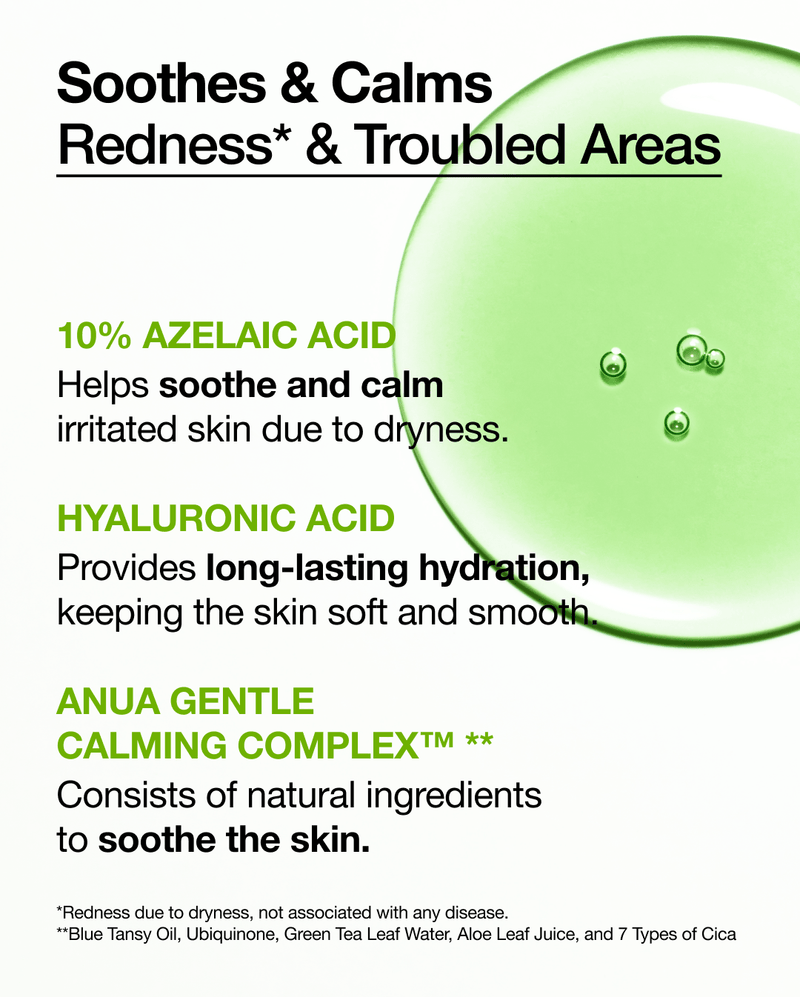 Azelaic Acid 10 Hyaluron Redness Soothing Serum 30ml