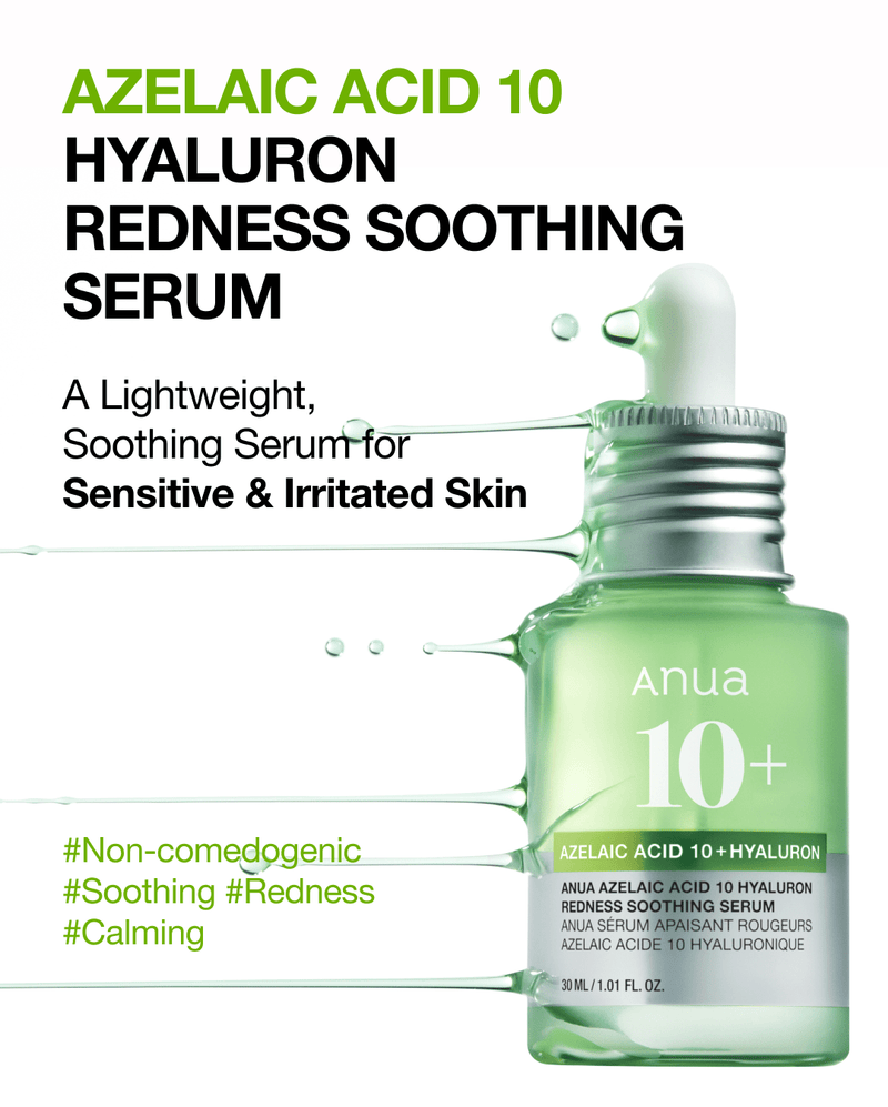 Azelaic Acid 10 Hyaluron Redness Soothing Serum 30ml