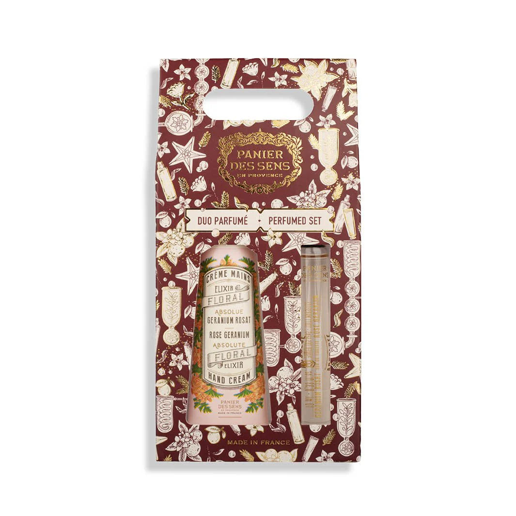 Christmas Duo - Geranium (30ml Hand Cream / 10ml Roll-on)