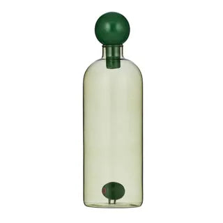 Olive Glass Oil Bottle 6.5x21.5cm Green