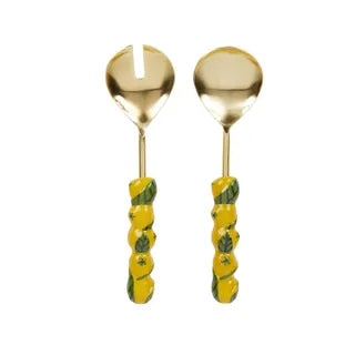 Lemon S/2 S/Steel Salad Server 26cm