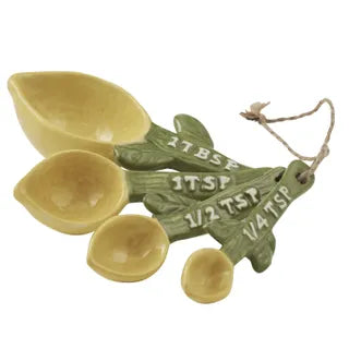 Limone S/4 Cer M'Spoons 11x5x4cm Yellow