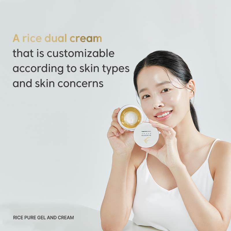 Rice Pure Gel and Cream