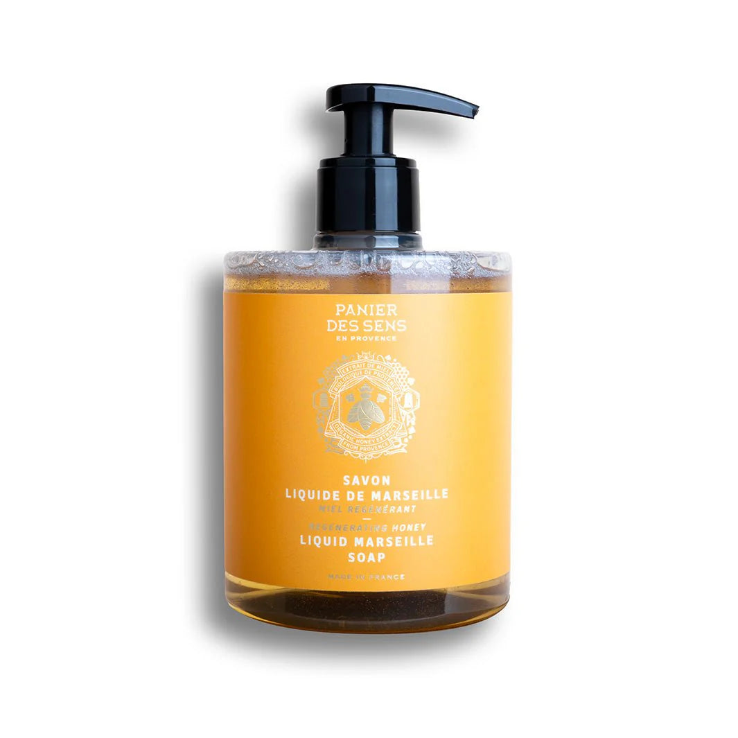Liquid Marseille Soap 500ml - Regenerating Honey