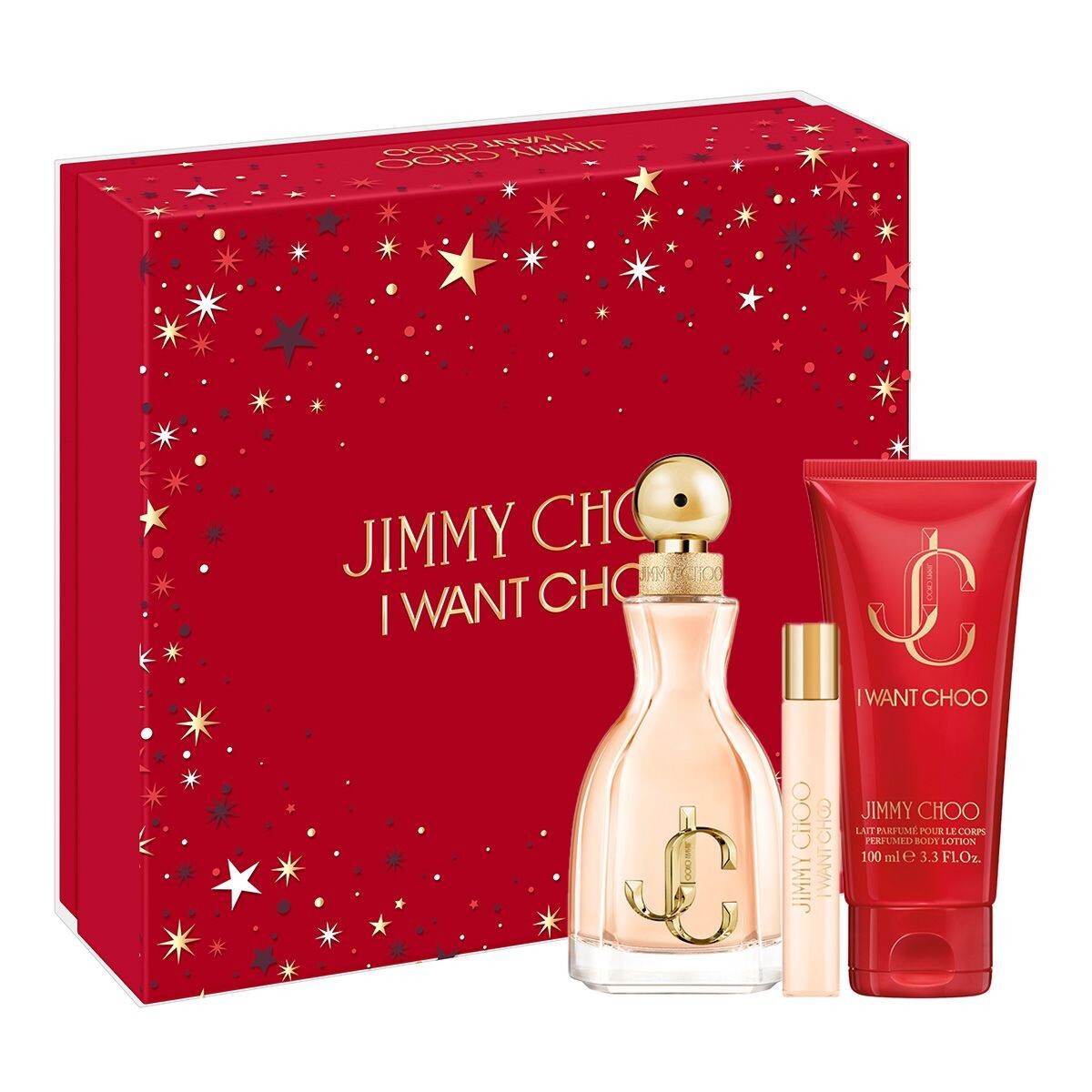 Jimmy Choo I Want Choo Set 100ml EDT+BL (Red)