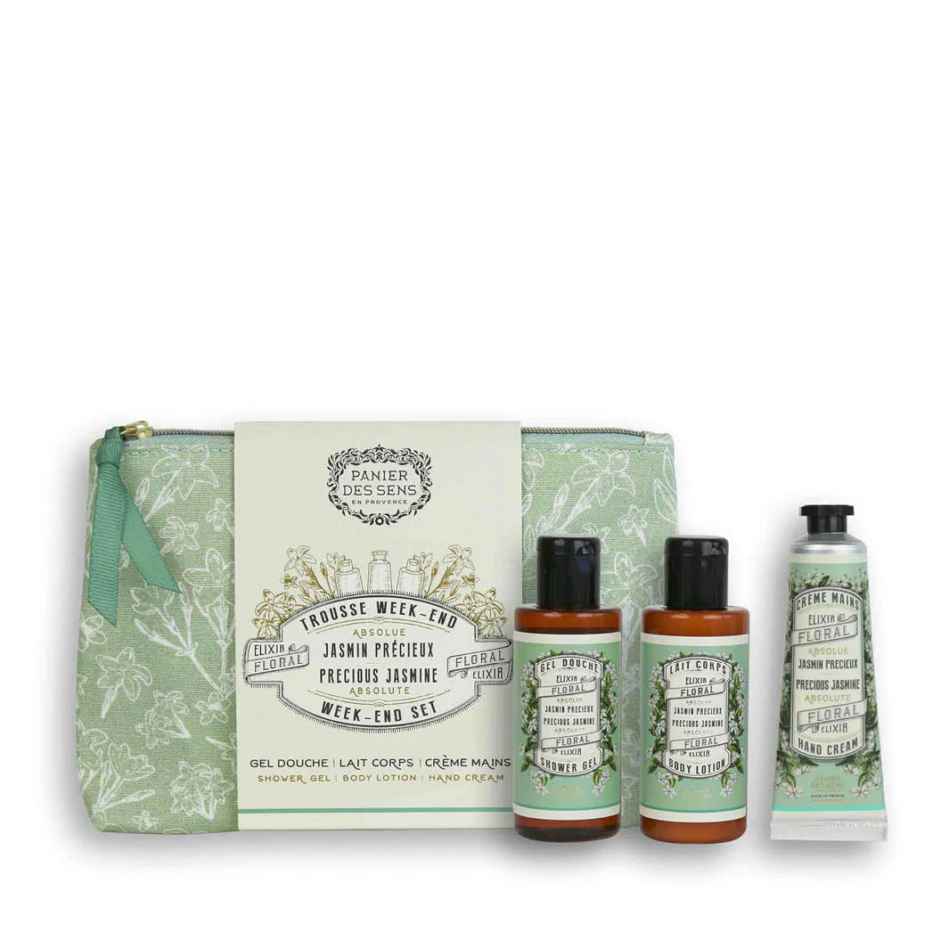 Travel Set Shower Gel 70ml / Body Lotion 70ml / Hand Cream 30ml - Precious Jasmine